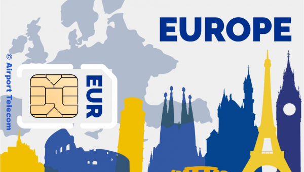 Buy a SIM card for Europe at Amsterdam Airport