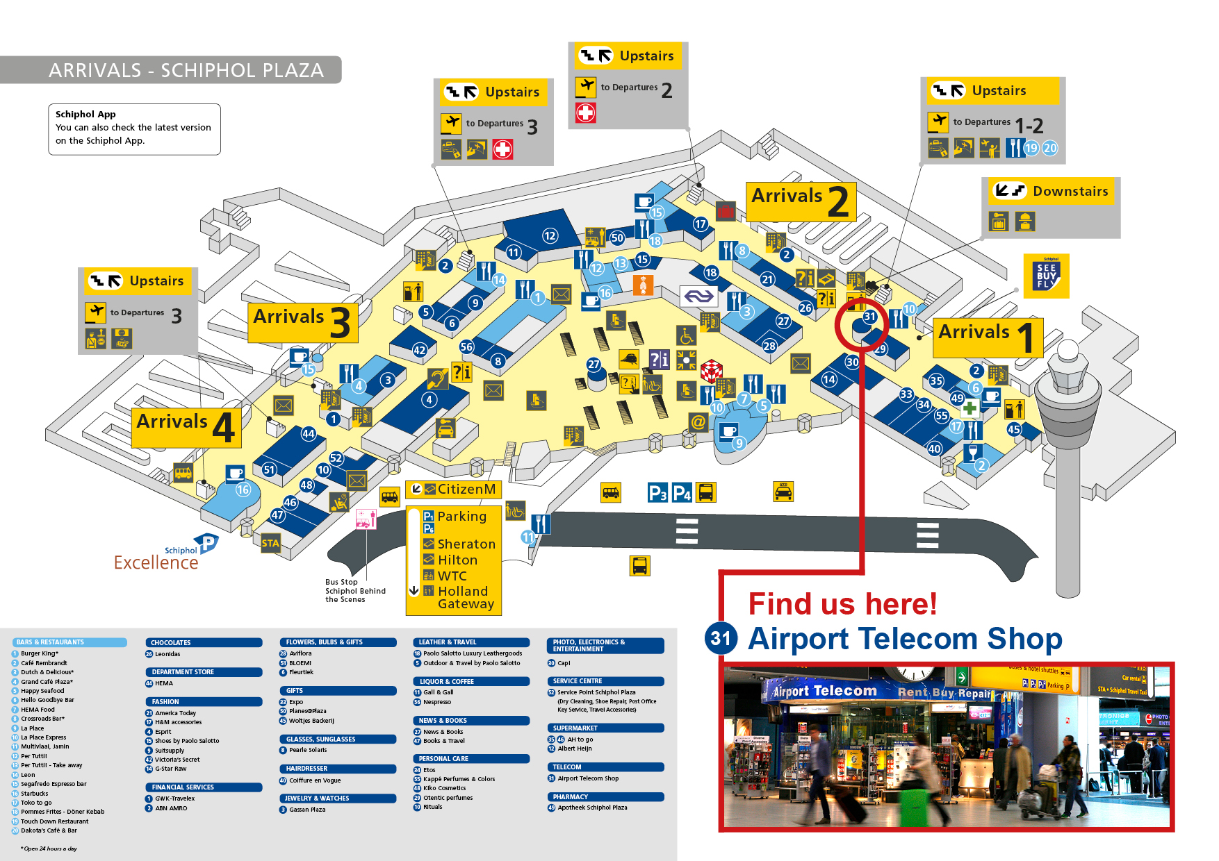 Buy a prepaid SIM card for the Netherlands at the Airport of Amsterdam